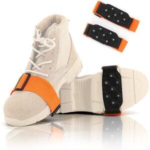 Xproutdoor Mid-Sole Ice Cleats Crampons Traction Snow Grips with Tungsten Spikes